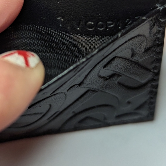 Burberry Leather Monogram Card Case NWOT - Picture 4 of 6